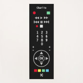 Funny Remote Kontrolle TV Farbenfroh Personalisier Yogamatte (Vorderseite)