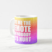 Funny Remote Kontrolle Zitat Kaffeetasse (Vorderseite Links)