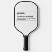 Funny Remüall Pickleball Schläger (Rückseite)