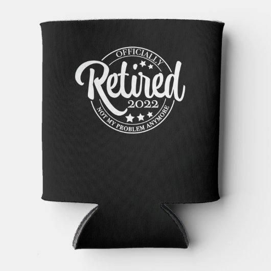 Funny remüde 2022 nicht mehr mein Problem Dosenkühler (Vorderseite)