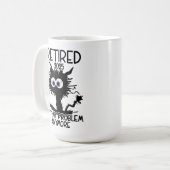 Funny remüde 2025 nicht mehr mein Problem, müde Kaffeetasse (Vorderseite Links)