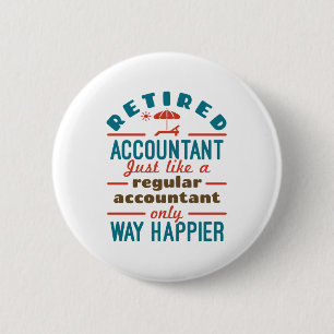 Funny Remüde Accountant Wapper Button