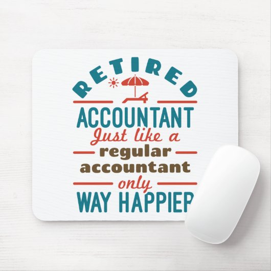 Funny Remüde Accountant Wapper Mousepad (Mit Mouse)