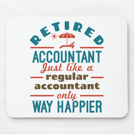 Funny Remüde Accountant Wapper Mousepad (Vorne)