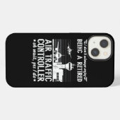 Funny Remüde Air Traffic Controller Radar iPhone Hülle (Rückseite (Horizontal))