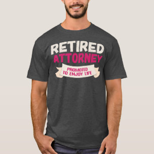 Funny Remüde Anwältin zu genießen T-Shirt