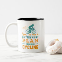 Funny Remüde Cyclist Ruhestand Plan Cycling