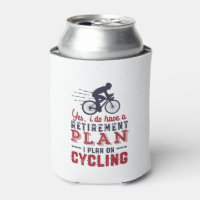 Funny Remüde Cyclist Ruhestand Plan Rad Bicycle