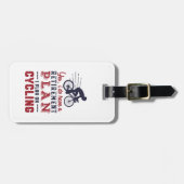 Funny Remüde Cyclist Ruhestand Plan Rad Bicycle Gepäckanhänger (Vorderseite horizontal)