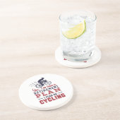 Funny Remüde Cyclist Ruhestand Plan Rad Bicycle Getränkeuntersetzer (Seite)