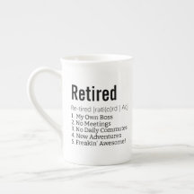 Funny Remüde Definition Geschenk für Ruhestandsgag