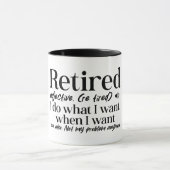 Funny Remüde Definition Tasse (Zentrum)