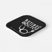 Funny Remüde Doctor Quotes Medizinstudium Pappteller (Gewinkelt)