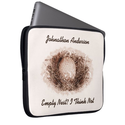 Funny Remüde Empire Nest Golf Ball Retirement Laptopschutzhülle (Vorne Rechts)