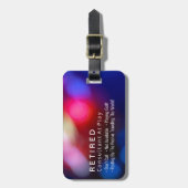 Funny Remüde, farbenfroh, Professionelle Tasche Gepäckanhänger (Vorderseite vertikal)