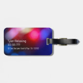 Funny Remüde, farbenfroh, Professionelle Tasche Gepäckanhänger (Rückseite horizontal)