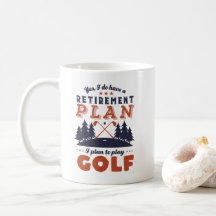 Funny Remüde Golf Player Rentirement Plan Golfspie