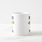 Funny remüde Gone Fishing Eisfischen Kaffeetasse (Mittel)