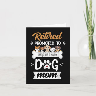 Funny Remüde Hund Mama Geschenk Niedliches Pet Lov Karte
