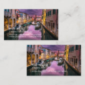 Funny Remüde, Italienischer Kanal, DIY Profession  Visitenkarte (Vorne/Hinten)