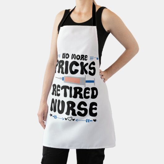 Funny Remüde Krankenschwester- Pflege Rente Party Schürze (InSitu)