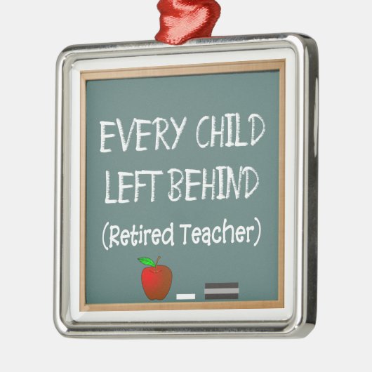 Funny Remüde Lehrer Weihnachtsschmuck (Links)