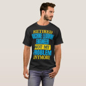 Funny Remüde Machine Learning Engineer Ruhestand T-Shirt (Vorne ganz)