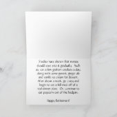 Funny Remüde Nurse Grußkarte Karte (Innenseite)