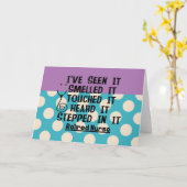 Funny Remüde Nurse Grußkarte Karte (Gelbe Blume)