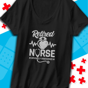 Funny Remüde Nurse Joke Pflege Ruhestand T-Shirt