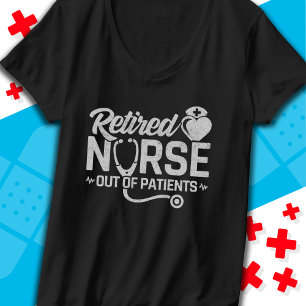 Funny Remüde Nurse Joke Pflege Ruhestand T-Shirt