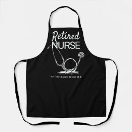 Funny Remüde Nurse RN Retirement Medical Schürze