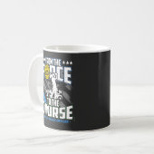 Funny Remüde Police Officer Golf Rentirement Gesch Kaffeetasse (Vorderseite Links)