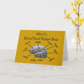 Funny Remüde Postal T - Shirt und Geschenke Karte (Gelbe Blume)