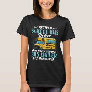 Funny Remüde Schulbusfahrer Geschenk Shirt nur Wa