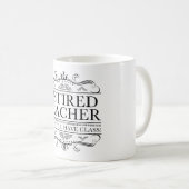Funny Remüde Teacher Kaffeetasse (VorderseiteRechts)