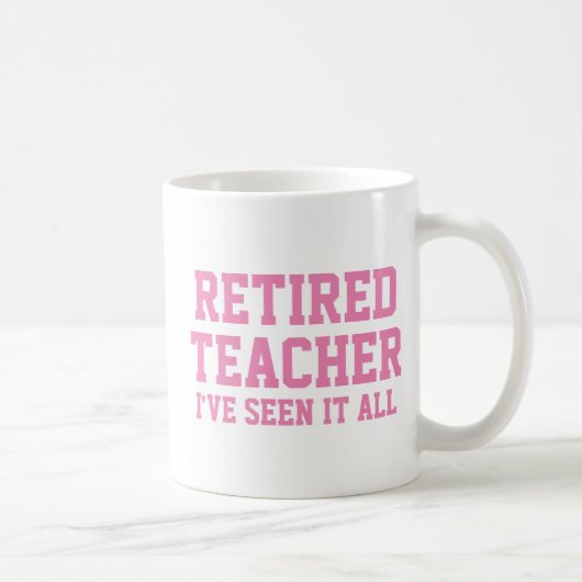 Funny Remüde Teacher Tasse (Rechts)