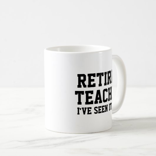 Funny Remüde Teacher Tasse (VorderseiteRechts)