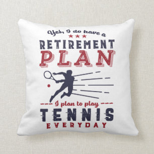 Funny Remüde Tennisspieler Quotenrezept Plan Ruhes Kissen