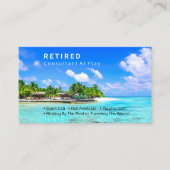 Funny Remüde, Tropical Island, DIY Professionelle Visitenkarte (Vorderseite)