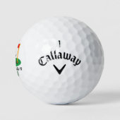 Funny Remüde und Liebe es Custom Retirement Golfball (Logo)