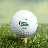 Funny Remüde und Liebe es Custom Retirement Golfball (Insitu T-Shirt)
