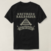 Funny Remüder Bahngleiser Grafische Eisenbahn Lieb T-Shirt (Design vorne)