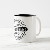 Funny Remüunder unter neuer Leitung Zweifarbige Tasse (VorderseiteRechts)