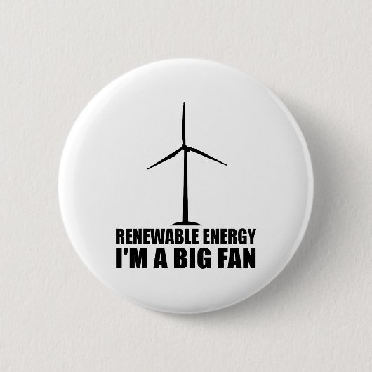 Funny Renewable Energy Environmental Gift Cool Win Button (Vorderseite)