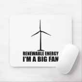 Funny Renewable Energy Environmental Gift Cool Win Mousepad (Mit Mouse)