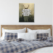 Funny Rentier Weihnachts-Leinwand Wine tasting in  Leinwanddruck (Insitu (Schlafzimmer))