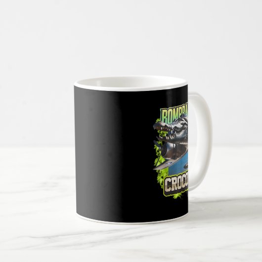 Funny Reptile Bombardiro Crocodilo Brain Rot, Stup Kaffeetasse (VorderseiteRechts)