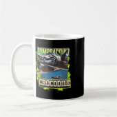 Funny Reptile Bombardiro Crocodilo Brain Rot, Stup Kaffeetasse (Links)