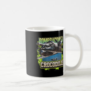 Funny Reptile Bombardiro Crocodilo Brain Rot, Stup Kaffeetasse